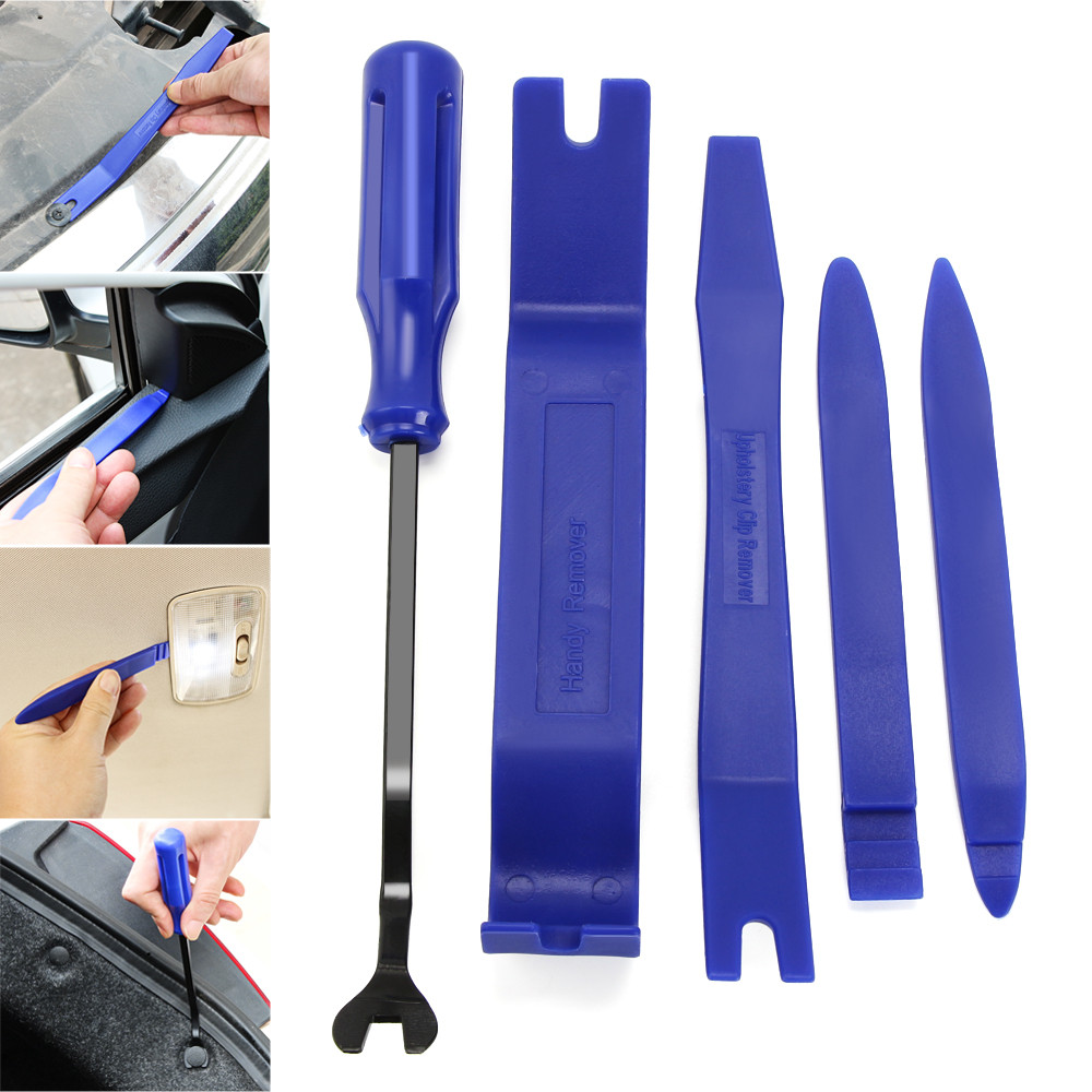 5pcs Car Door Panel Trim Upholstery Retaining Clip Plier Tool for Mercedes Benz W211 W203 W204 W124 