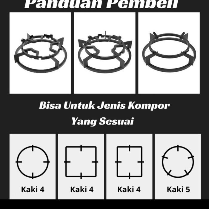 Tatakan Kompor Gas/Dudukan Panci Kecil/Stove Pot Terbaik
