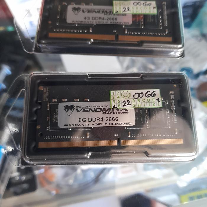 sodim ddr4 8gb venom rx