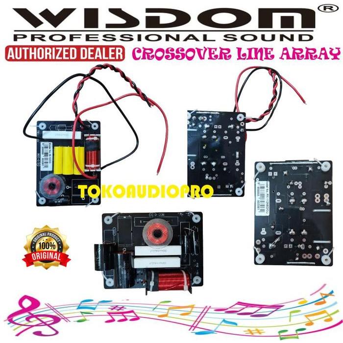 Gaming Wisdom Crossover Pasif Line Array Wisdom Crossover Pasif Speaker Line Array Original Promo