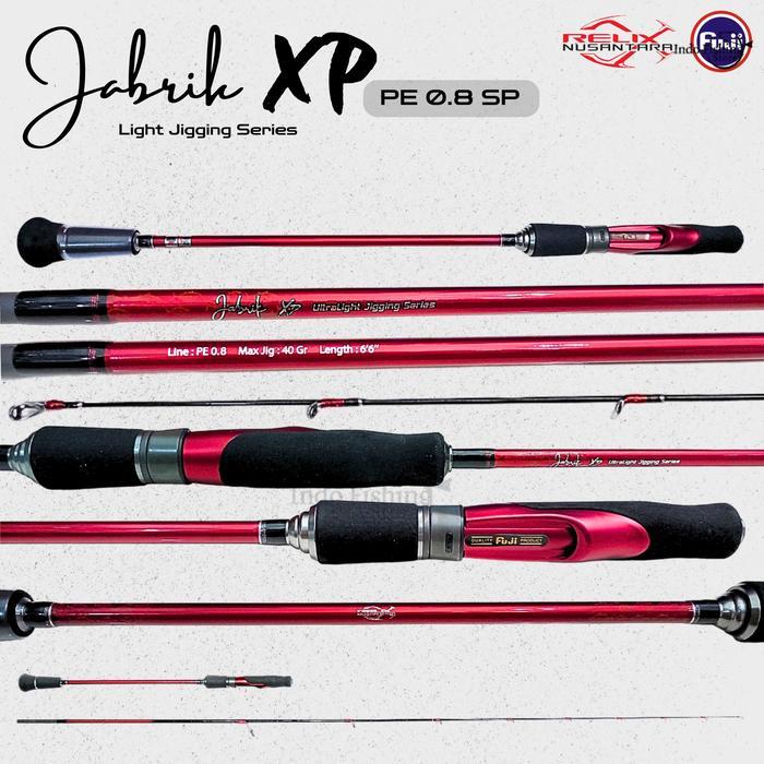 Joran Light Jigging JABRIK XP GEN 2 PE 0.6 PE 0.8 PE 1.2 dan PE 2 Spinning Relix Nusantara Free