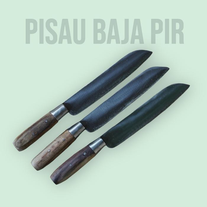 Pisau baja per full tang potong daging sayur buah kitchenware pisau daging