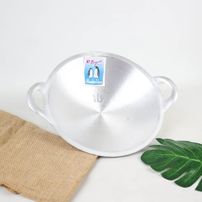 Wajan Cekung Aluminium - Wajan Penggorengan Aluminium Serbaguna - DV