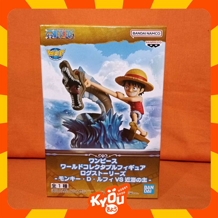 WCF World Collectable Figure Log Stories Monkey D. Luffy Vs Local Sea Monster - One Piece