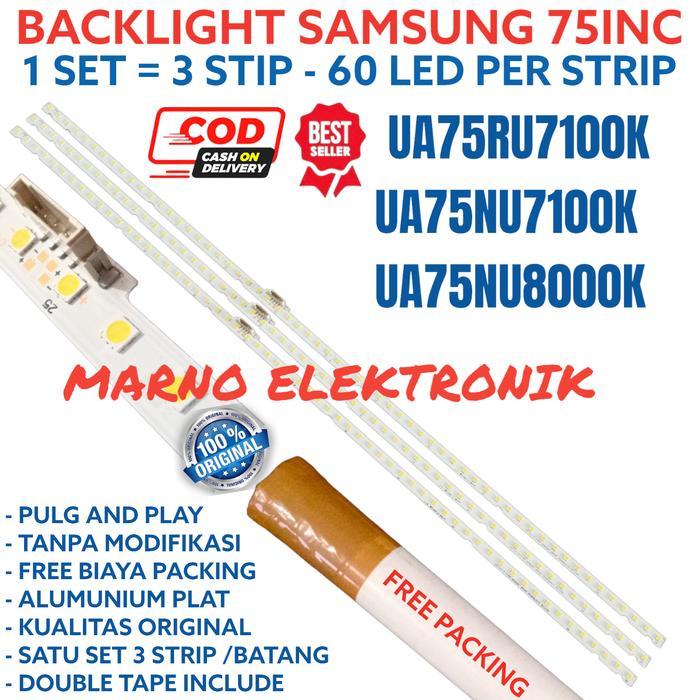 TERLARIS BACKLIGHT SAMSUNG 75IN 75NU UA75RU7100K UA75NU7100K UA75NU8000K 60K SALE