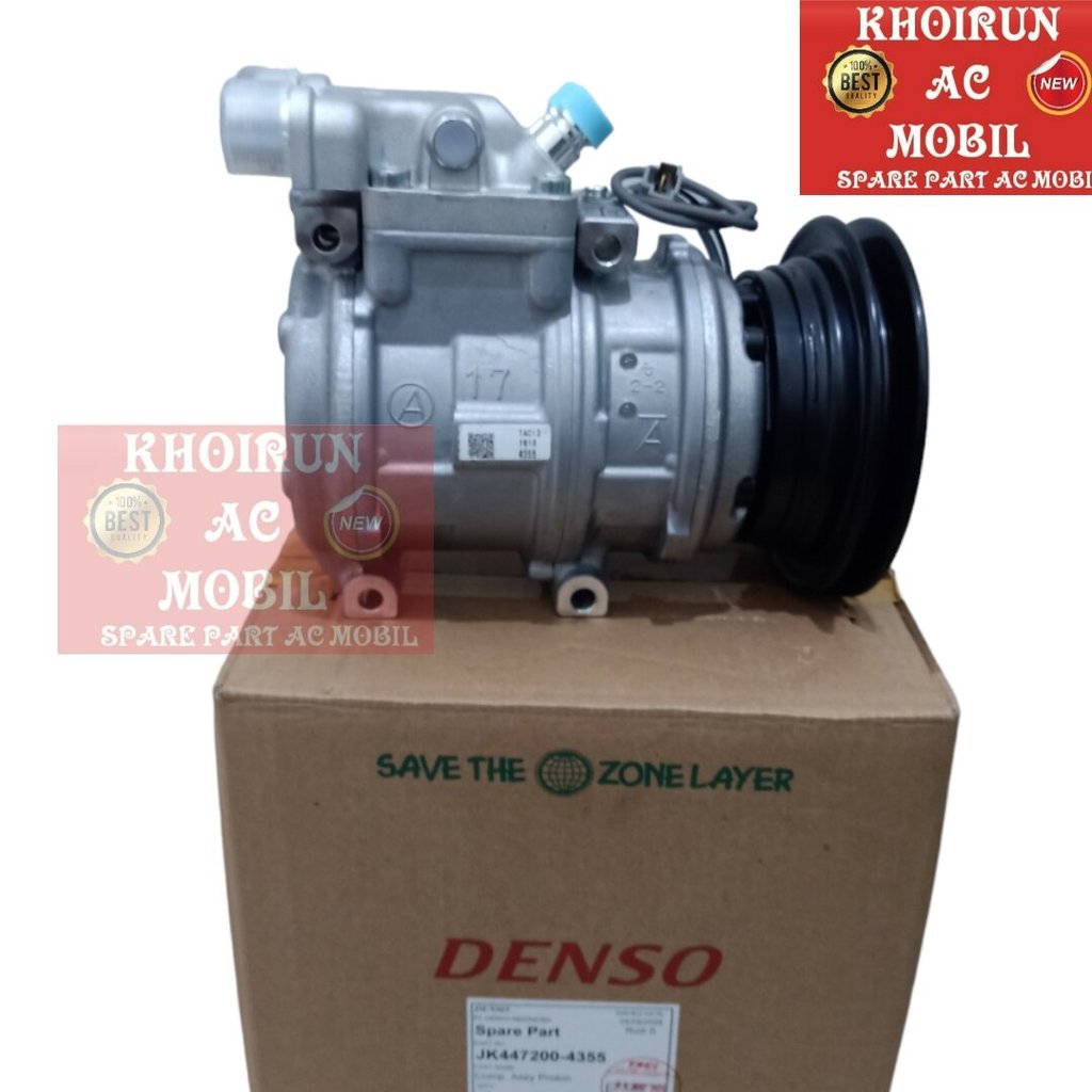 Compresor Kompresor AC Mobil Elf - Hino 500 24volt Komplit - Denso Original
