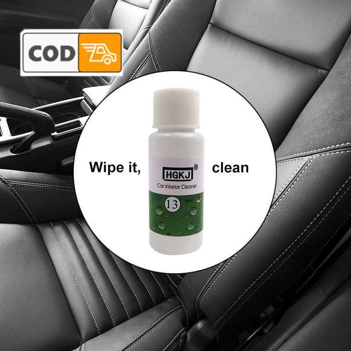 Cairan Pembersih Jok Mobil 20ml Semir Sofa Kulit Beludru Plastik