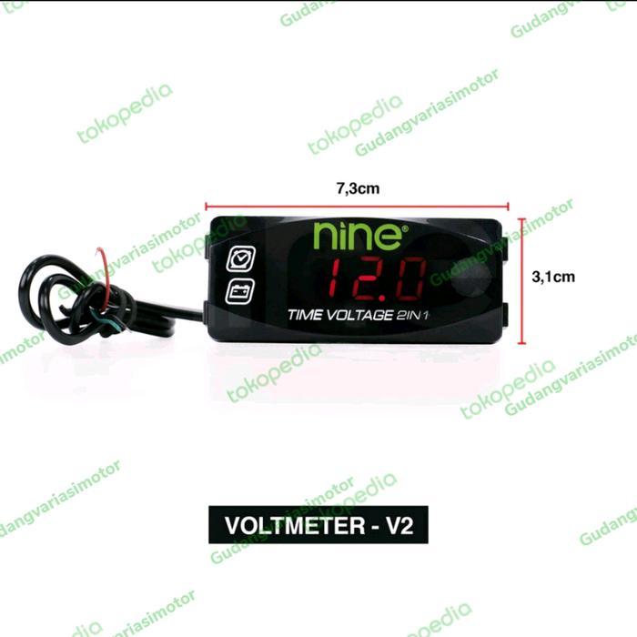 Voltmeter Digital Lx - Trix Nine V2, Volt Dan Jam