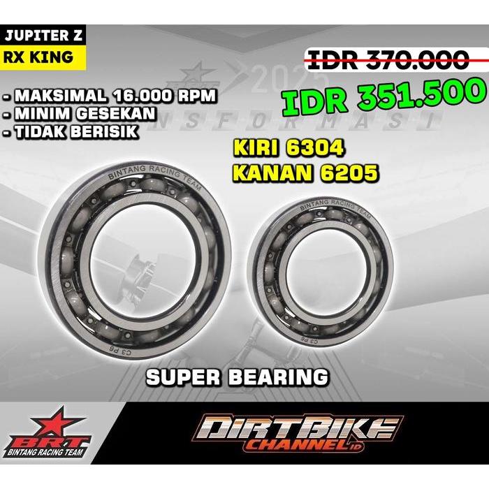 Bearing Laher Kruk As Brt Kiri Kanan Jupiter Z Rx King Vega Crypton