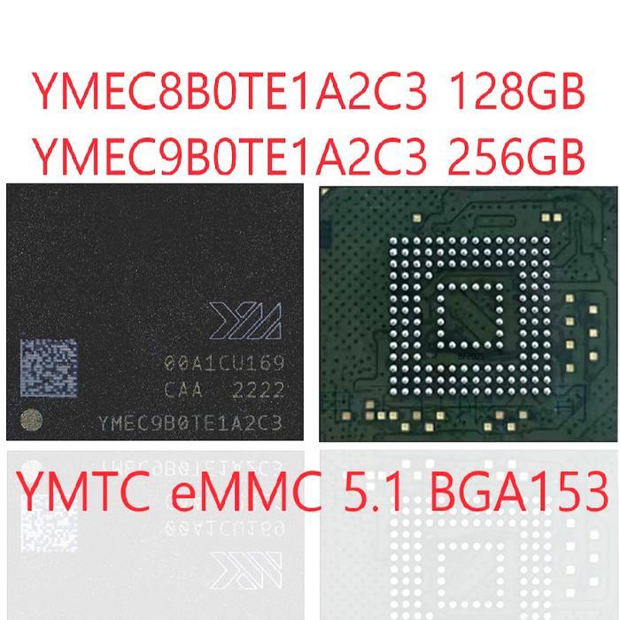 IC eMMC BGA153 YMTC 128GB YMEC 256GB MMC 153 Universal eMMC 5.1