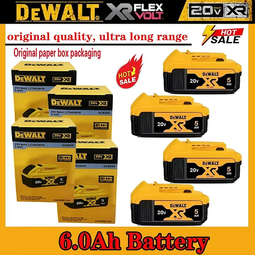 Flexvolt DEWALT 18v/20V battery power tool 18V battery 5AH 6AH 9AH dewalt batteries Original