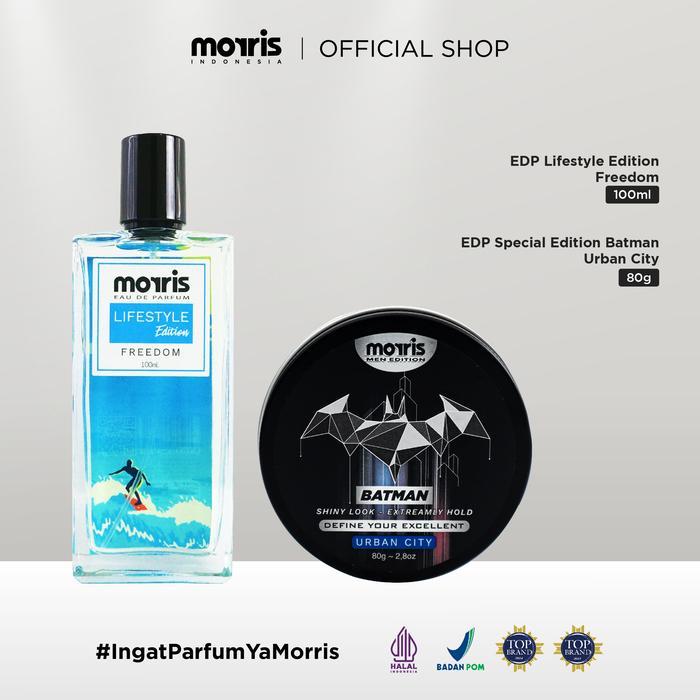 [BELI 2 LEBIH HEMAT] Morris Lifestyle Edition + Morris Pomade Batman Urban City