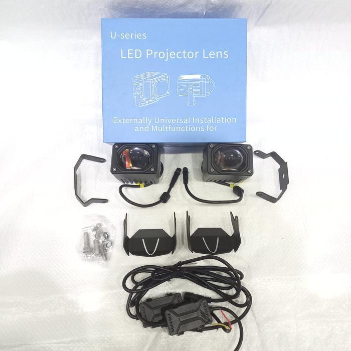 Sale Led Projector Lampu Mini Proji/Lens U Series/Foglamp Tembak Sorot Terlaris
