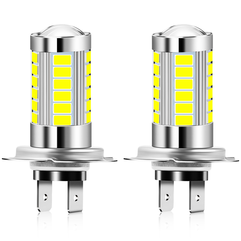 H7 5630 Lampu LED Bohlam Lampu Depan Mobil LED untuk Mercedes Benz AMG W211 W203 W204 W210 W124 W202