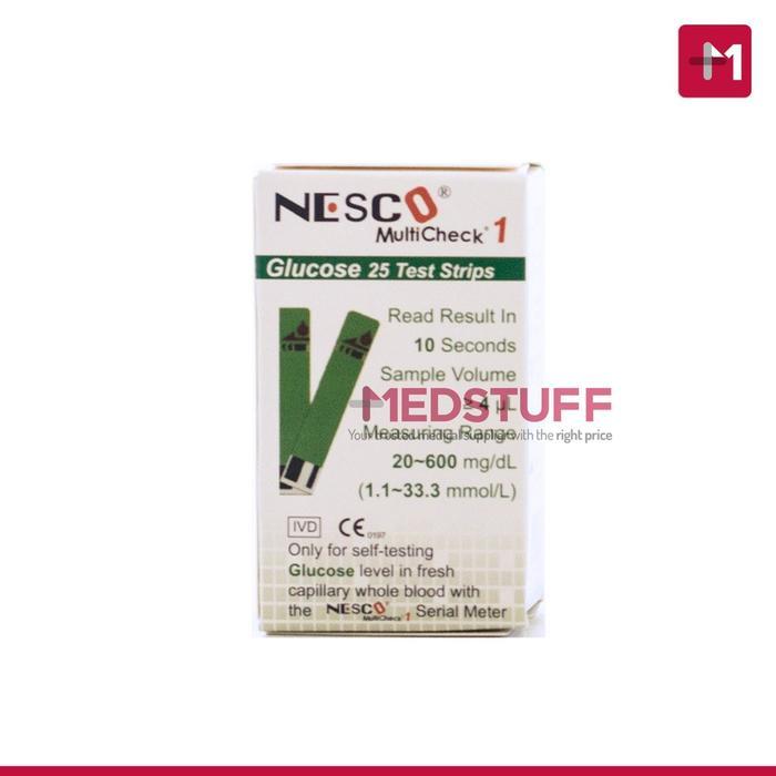 STRIP NESCO GULA NESCO GLUCOSE STRIP GULA NESCO GULA DARAH NESCO BLOOD GLUCOSE
