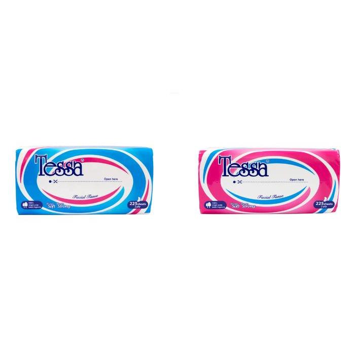 Tissue tessa TP01 250 sheets facial tissue