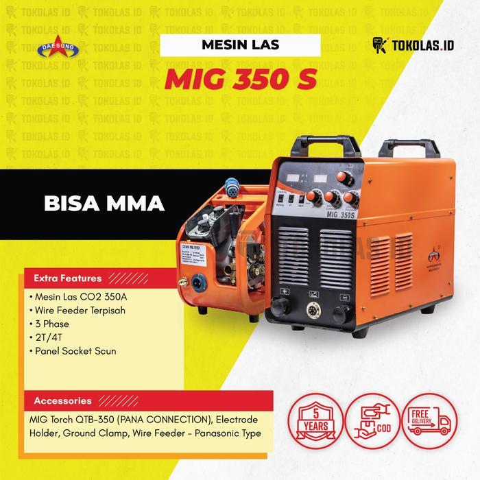 Mesin Travo Las Inverter Daesung Mig Mag 350 S Mig350