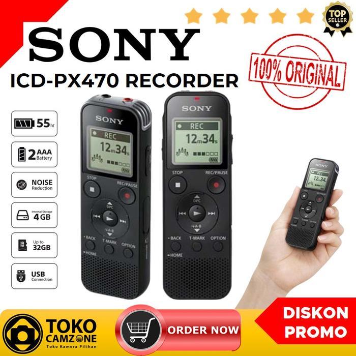 Sony Icd-Px470 / Icd Px470 Digital Voice Recorder Redy Stok