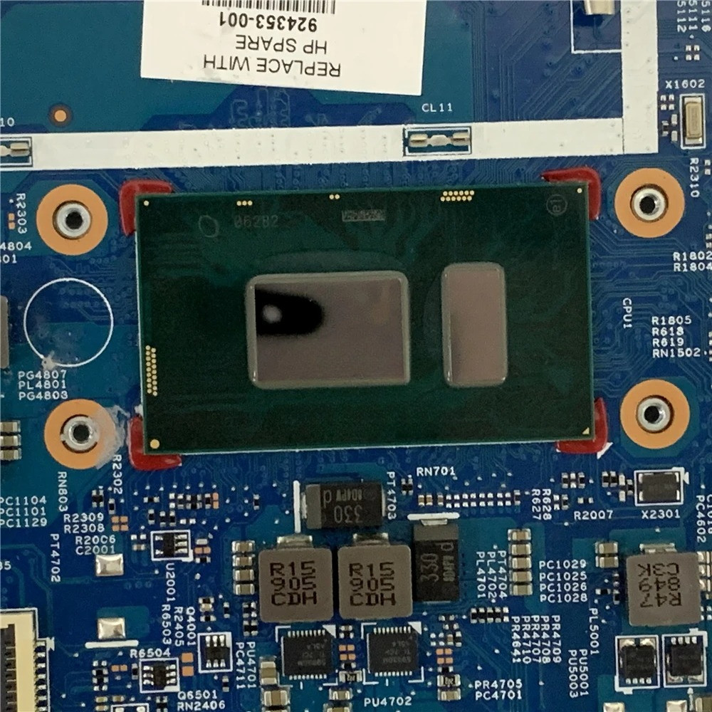 CPU I5-8250U SR3LC I7-8550U RAM 4G DDR4 UMA Suitable for HP Envy X360 15-BP Laptop Motherboard