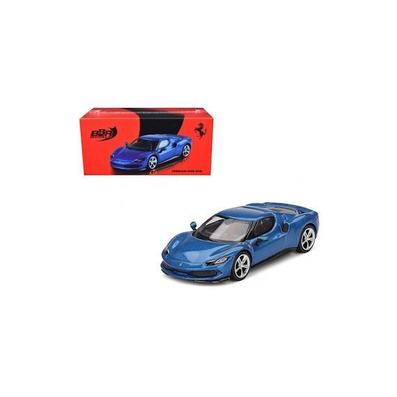BBR 1/64 Ferrari 296 GTB Blu Corsa