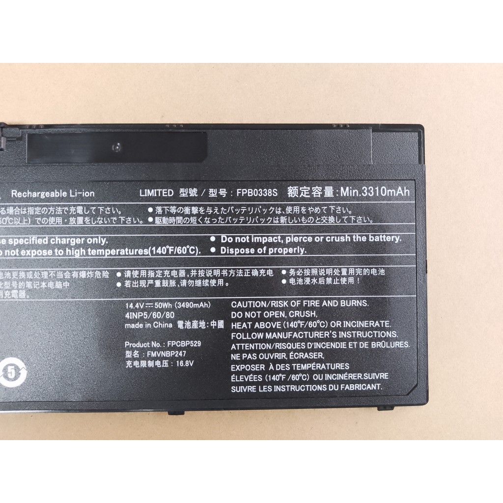 FPCBP529 FPB0338S FPCBP531 FMVNBP247 FMVNBP248 Laptop Battery For Fujitsu LifeBook T937 T938 T939