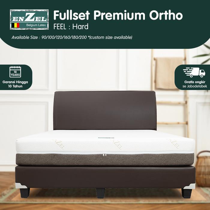 Full Set Kasur Latex Kesehatan - Enzel Premium Orthopedic