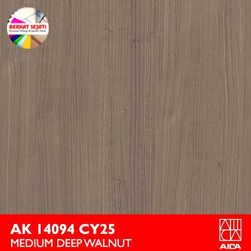 JCube HPL AICA ASIA AS AK 14094 CY25 - DEEP MODE WALNUT - WOODGRAIN .