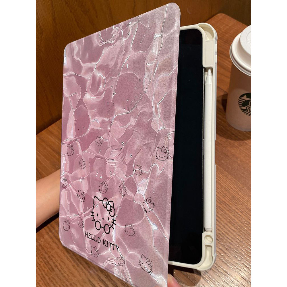 Cute Hello Kitty IPad Case For IPad Air 5 6 Mini 4 5 6 9 10 Gen 10.9 Pro 2024 13 Inch Sanrio Rotate