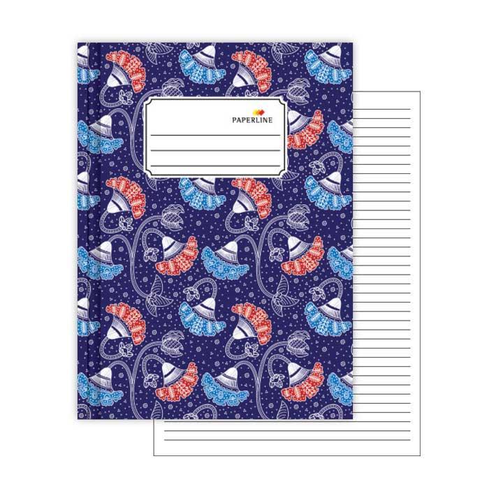 Buku Hardcover Quarto 200 Lembar Buku Catatan Tebal Paperline Hardcover, Kertas Tebal Premium, Ukura