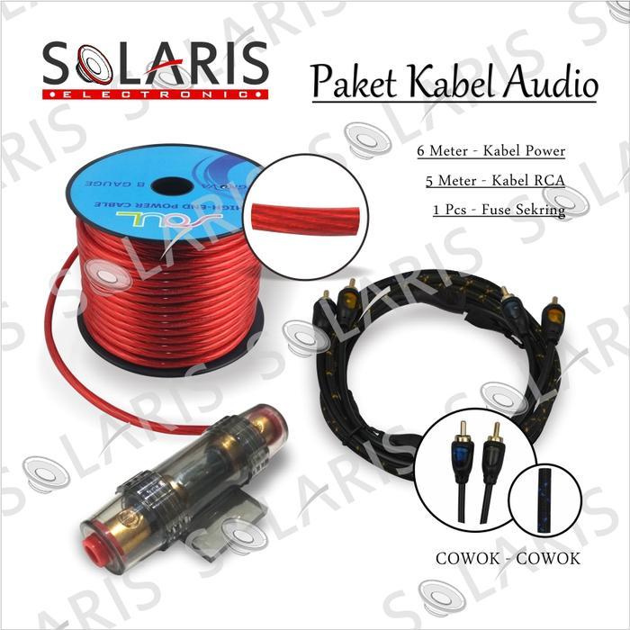 PAKET KABEL INSTALASI AUDIO MOBIL Car Subwoofer Power