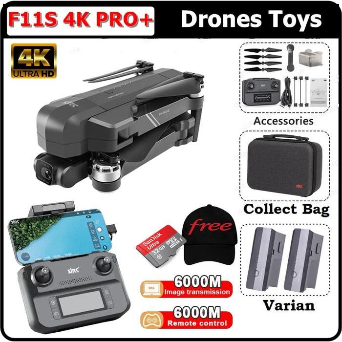 Rc Drone Sjrc F11S 4K Pro+ 6Km Gps 2Axis Gimbal 4K Camera New Version Upgrade Sjrc F11S 4K Pro 3Km