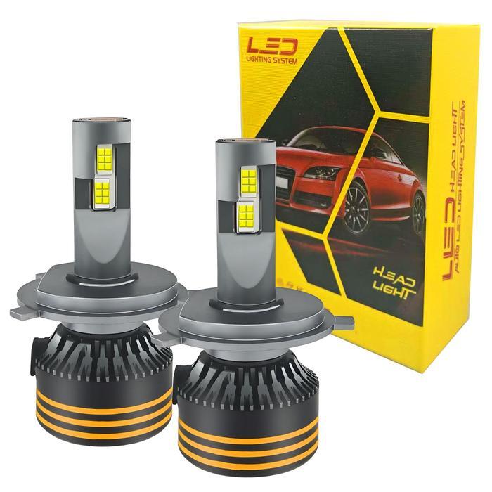 Bohlam Lampu LED Mobil H4 Mini Universal 70W EXTREME BRIGHT super terang bagus
