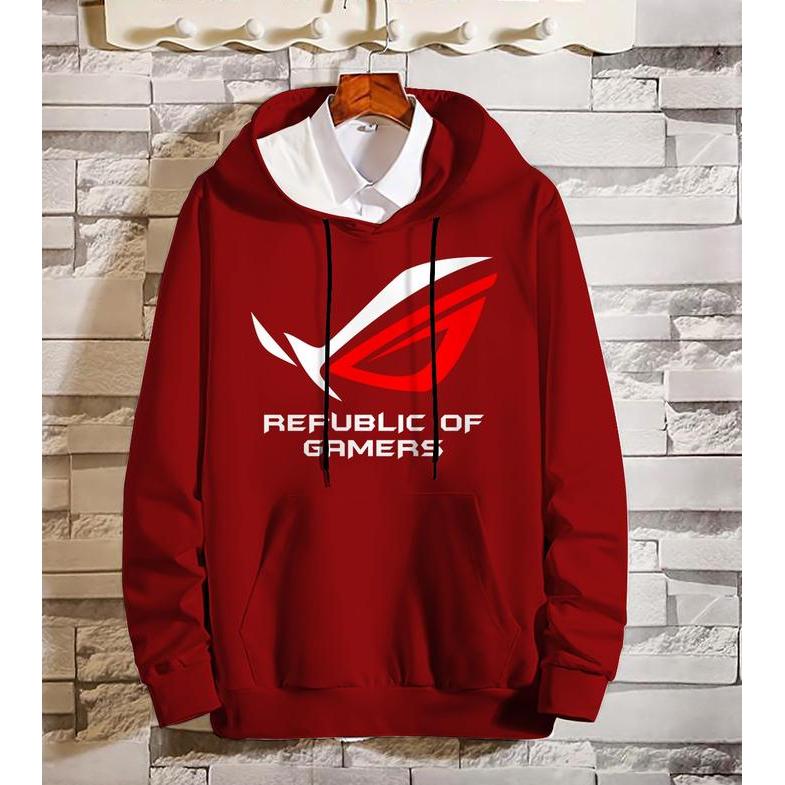 Zazomde Hoodie Pria / Hoodie Murah / Hoodie ROG / T-Shirt Pria Jumbo