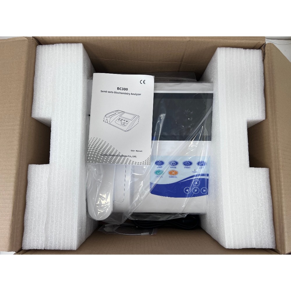 Semi Auto Biochemistry Analyzer CON TEC BC-300 Portable Blood Chemistry Analyzer Biochemistry