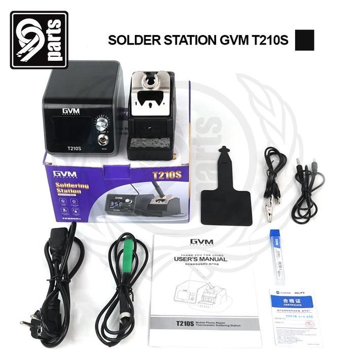 Promo Solder Station Gvm T210S / Solder Station Gvm T210S Smart Soldering Station Original High