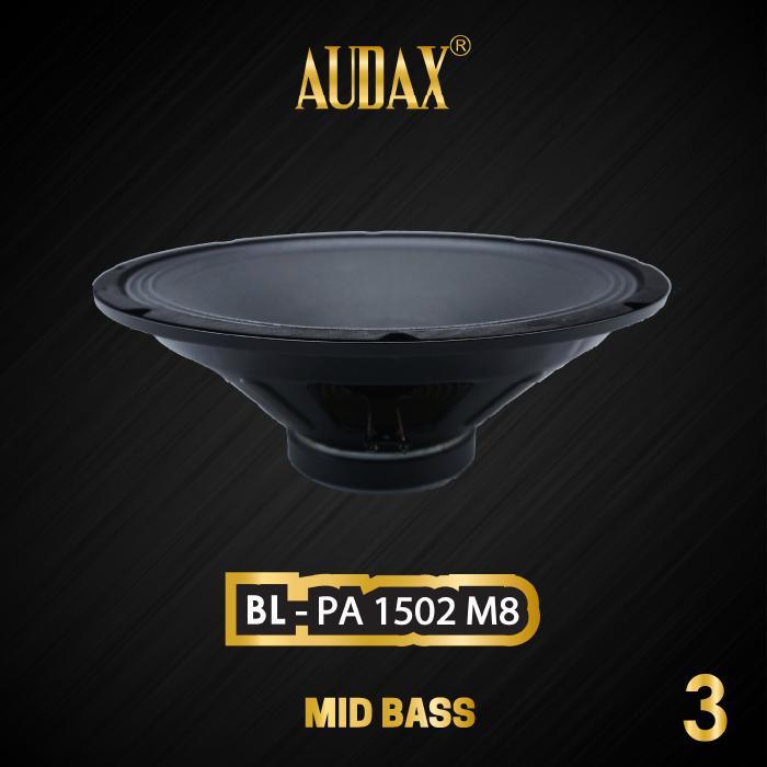 Audax - Speaker Pasif 15" Bell Bl-Pa 1502 M8 Mid & Bass Transducers