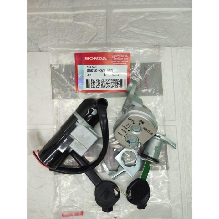 KUNCI KONTAK SET + JOK MOTOR/ KEY SET BEAT KARBU