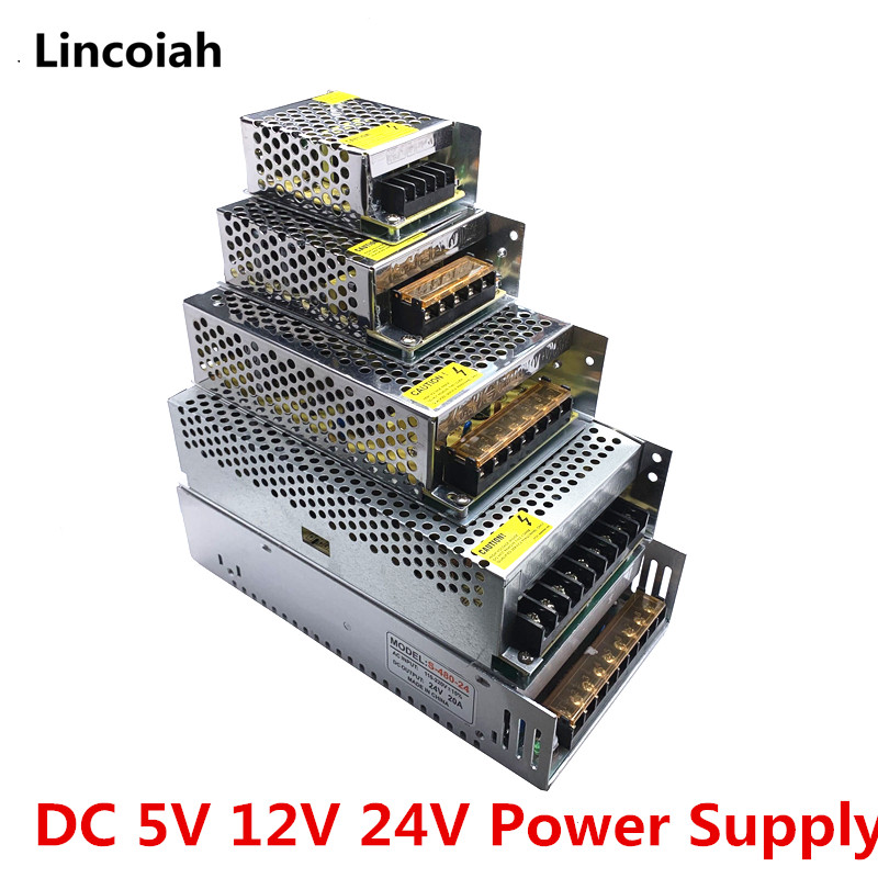 JUAL  Lighting Transformers DC 5V 12V 24V Switch Power Supply Adapter 5 12 24 V 1A 2A 3A 5A 8A 10A 1