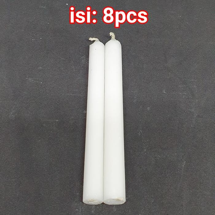 Lilin Putih Kecil Wina / Lilin Mati Lampu / Lilin Natal / Lilin Lampu