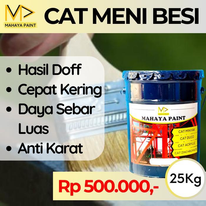 Cat Minyak Dasar Besi Anti Karat 25Kg Mahaya Paint / Cat Dasar Meni Be