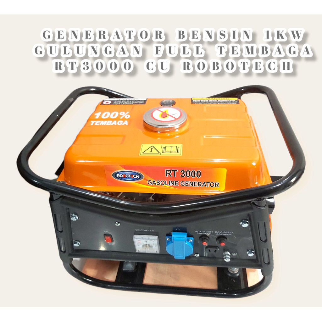 GENSET 1000WATT FULL TEMBAGA MERK ROBOTECH