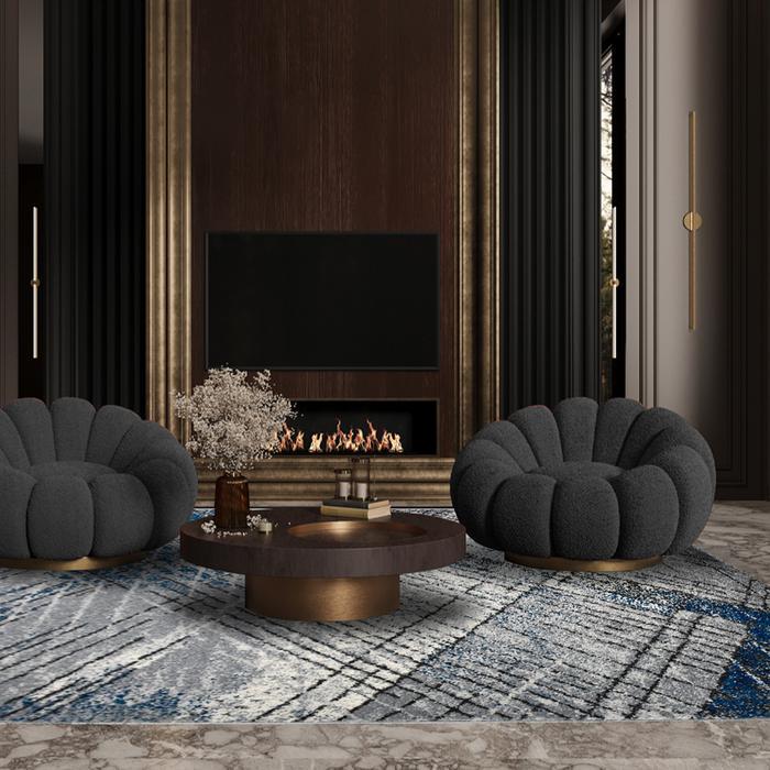 [Karpet Direct] Ibiza Karpet (Biru) 100x150 cm - Kode 45-4591