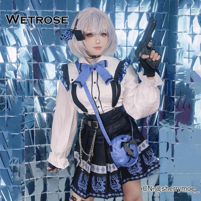 WETROSEHOLOLIVE ID VTUBER VESTIA ZETA NUSANTARA 2023 NEW OUTFIT COSTUME COSPLAY SET KOSTUM WANITA