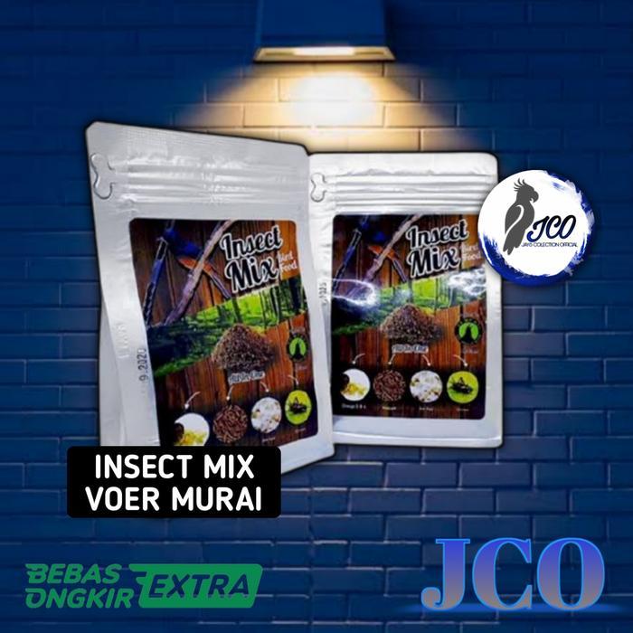 PAKAN MURAI INSECT MIX BREEDING 250GR PAKAN KHUSUS TERNAK BURUNG MURAI
