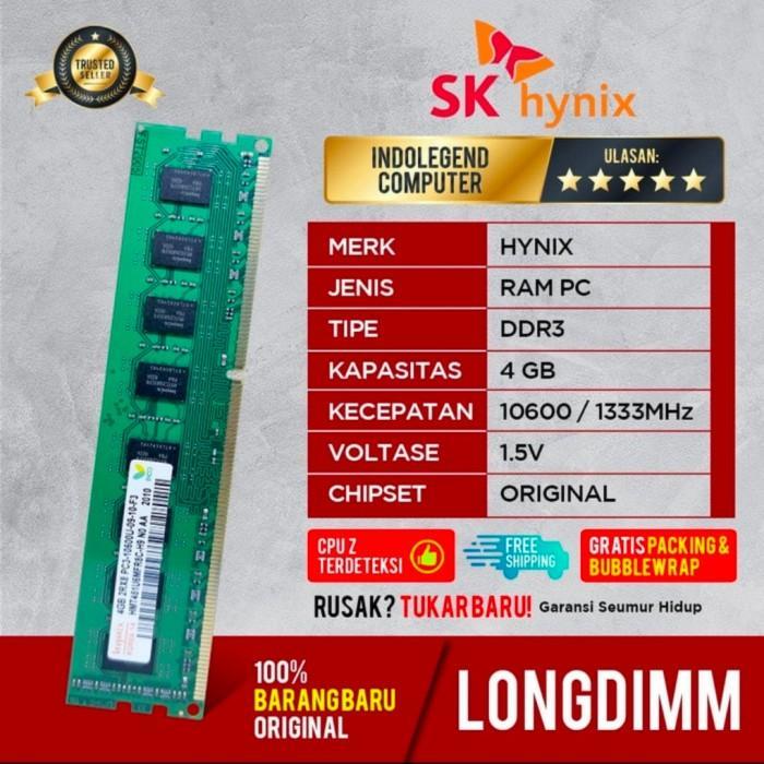 RAM HYNIX DDR3 4GB PC10600