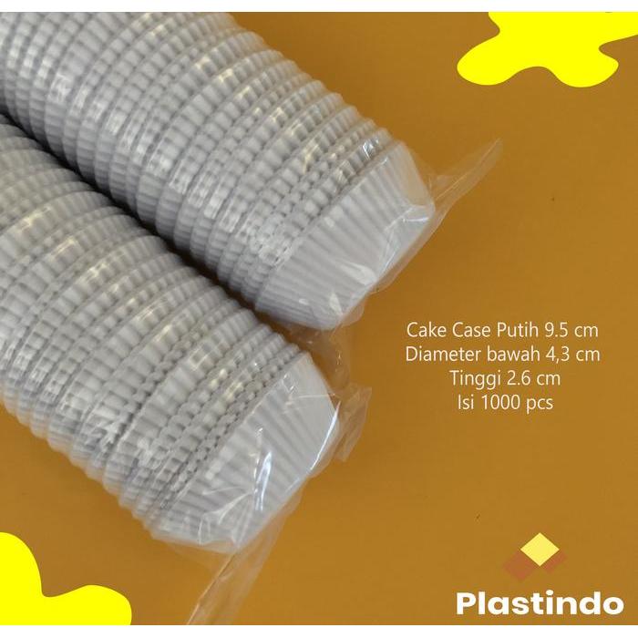 Cake case 9.5 cm white - PAPER CUP CASE KUE - Cup BAKING - Cup Kue