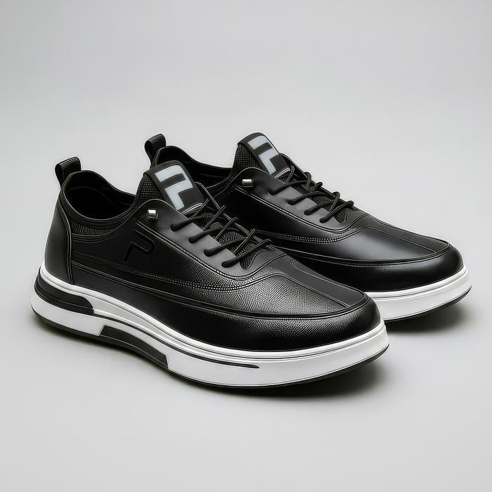 Lotto Shoe - - Sepatu Sneakers Pria Ignite - Black White Casual Shoes