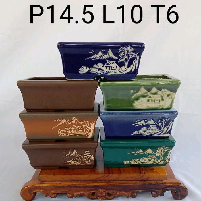 pot keramik bonsai mame sukulen