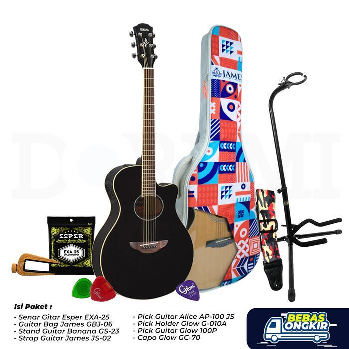 Paket Fancy Guitar Yamaha APX-600 / Paket Fancy APX600 / APX 600 ORIGINAL