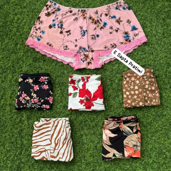 PROMO 6 pcs HOTPEN DEWASA // CELANA DALAM NYAMAN // SHORT JERSEY PREMIUM // CELANA PENDEK WANITA